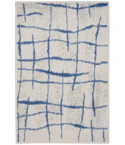 Nourison Whimsicle - Whs09 Ivory Blue Area Rug 2 ft. X 3 ft. Rectangle