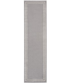 Nourison Essentials - Nre02 Grey Ivory Area Rug 2 ft. X 6 ft. Runner
