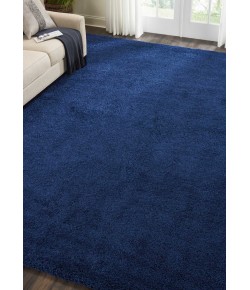 Nourison Malibu Shag - Msg01 Navy Area Rug 9 ft. X 12 ft. Rectangle