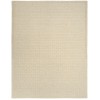DKNY Pure Grids PGR01 Ivory Beige 8 ft. 6 in. X 11 ft. 6 in. Area Rug