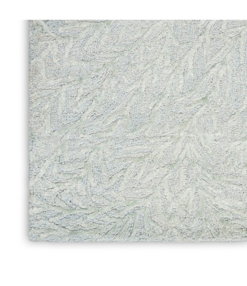 Michael Amini Ma30 Star Area Rug SMR03 Light Blue 4' x 6'