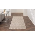 Nourison Grafix Beige GRF37 2 ft. 3 in. X 10 ft. Rectangle Rug