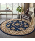 Nourison 2000 Round Area Rug 2022-Navy