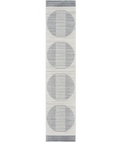 Nourison Home Astra Machine Washable ASW05 Ivory Blue 2 ft. 2 in. X 10 ft. Area Rug