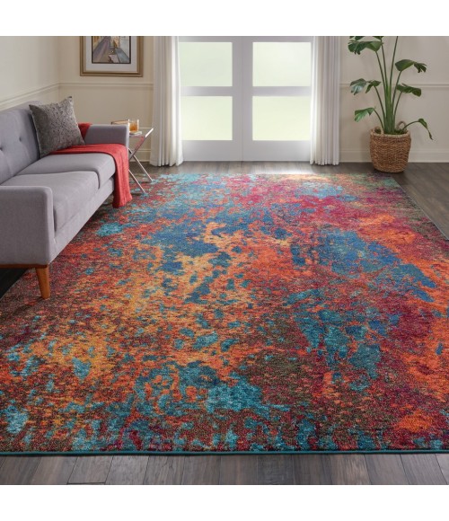 Nourison Celestial Area Rug CES08-Atlantic