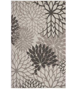 Nourison Aloha Silver Grey ALH05 9 ft. X 12 ft. Rectangle Rug