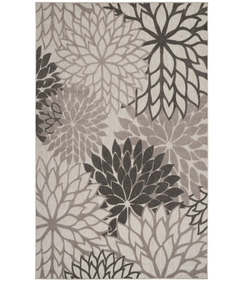 Nourison Aloha Silver Grey ALH05 9 ft. X 12 ft. Rectangle Rug
