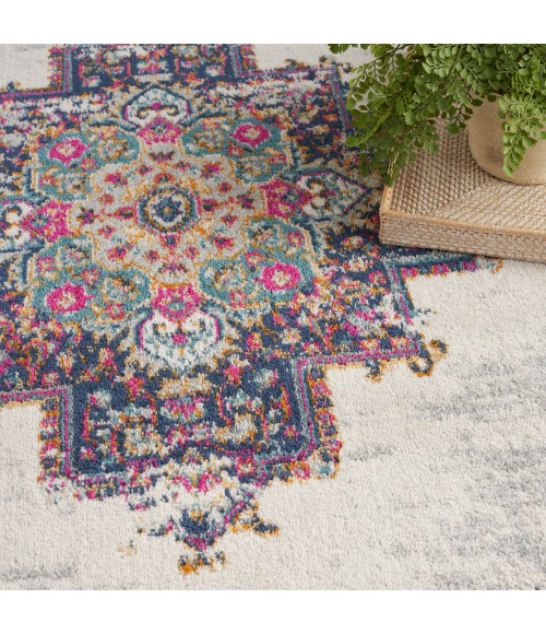 Nourison Passion Area Rug PSN03 Ivory Blue