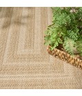 Nourison Tulum Taupe Ivory TLM04 8 ft. X Round Rug