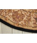 Nourison 2000 Area Rug Nourison 2000 Round Area Rug 2233-Black