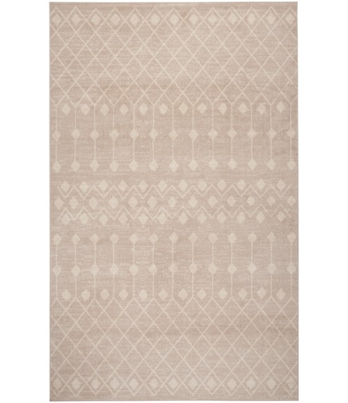 Nourison Grafix Beige GRF37 7 ft. 10 in. X 9 ft. 10 in. Rectangle Rug