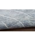 Nicole Curtis Machine Washable Series 1 Blue Grey SR107 2 ft. X 3 ft. 9 in. Rectangle Rug