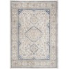 Nicole Curtis Series 4 SR403 Grey/Blue 4 ft. X 6 ft. Area Rug