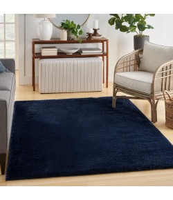 Nourison Pacific Shag - Pcs01 Navy Area Rug 7 ft. 10 in. X 9 ft. 10 in. Rectangle