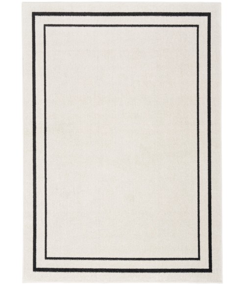 Nourison Nourison Essentials Area Rug NRE02 Ivory/Black