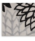 Aloha Area Rug Nourison Aloha Area Rug ALH05 Black White 12' x 15'