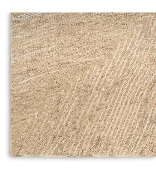 DKNY Pure Angles Camel ANG01 8 ft. X 10 ft. Rect. Rug