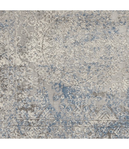 Nourison RUSTIC TEXTURES Area Rug Nourison Rustic Textures Area Rug RUS09-Ivory/Light Blue