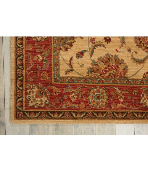 Nourison Living Treasures Runner Area Rug LI04-Ivory/Red