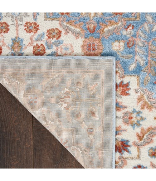 Nourison Elation Area Rug ETN08-Ivory Blue