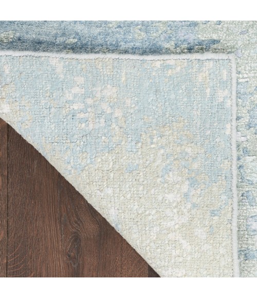Nourison Silk Shadows Blue Green Rug SHA22 8 ft. Rect. - Rugs Town Nourison Silk Shadows Blue Green SHA22 8 ft. Rect. Rug