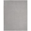 Nourison Essentials - Nre01 Silver Grey Area Rug 8 ft. X 11 ft. Rectangle