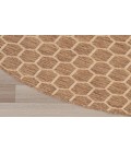 Nourison Reversible Indoor Outdoor Natural RVB01 8 ft. Round Rug