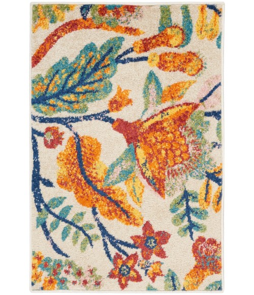 Nourison Allur Area Rug ALR09-Ivory Multicolor