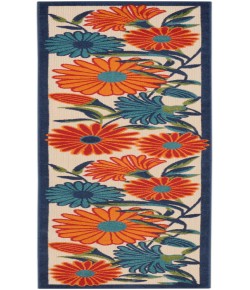 Nourison Aloha Multicolor ALH33 2 ft. 3 in. X 8 ft. Rectangle Rug