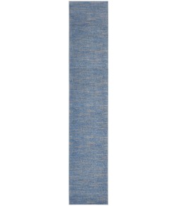 Nourison Essentials - Nre01 Blue Grey Area Rug 2 ft. 2 in. X 12 ft. Runner