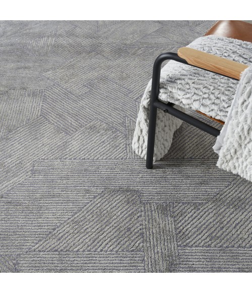 Michael Amini Ma30 Star Area Rug SMR01 Slate