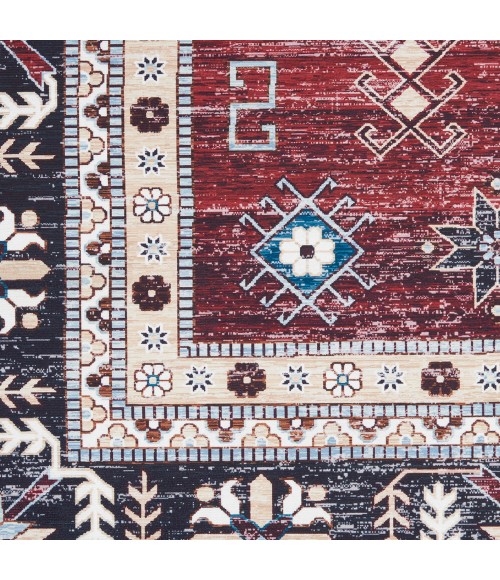Nourison Fulton Area Rug Nourison Fulton Area Rug FUL03 Red