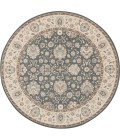 Nourison Living Treasures Round Area Rug LI16-Grey/Ivory