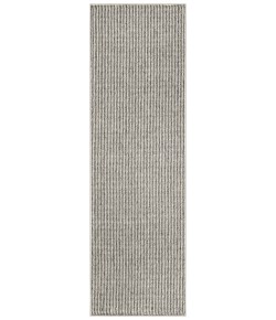 Nourison Natural Texture 2ft. 3in. x 7ft. 6in. Ivory Grey Farmhouse Indoor Rug