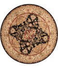 Nourison 2000 Area Rug Nourison 2000 Round Area Rug 2028-Black
