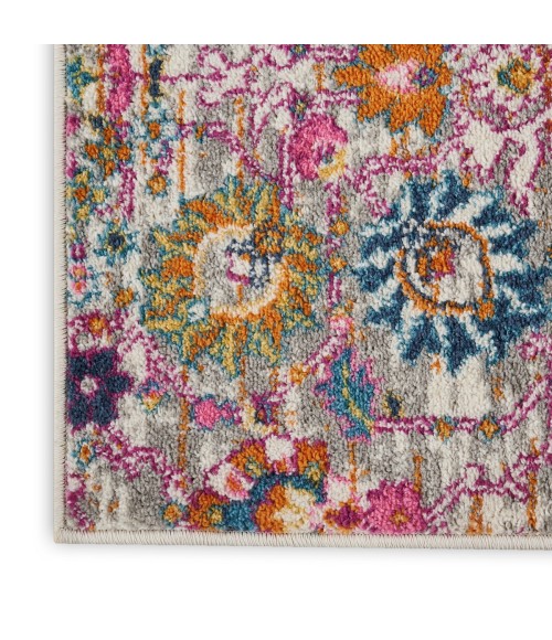 Nourison Passion Area Rug PSN01 Silver 2'2" x 10'