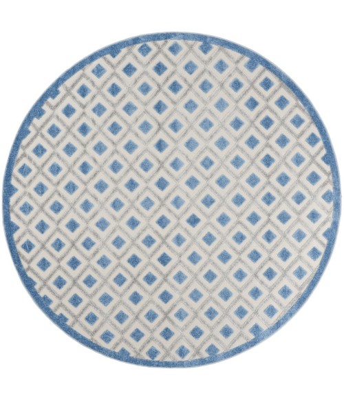 Nourison Aloha Area Rug ALH26-Blue/Grey