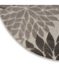 Nourison Aloha Round Area Rug ALH05-Silver Grey
