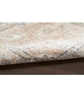 Nourison Astra Machine Washable Beige ASW12 5 ft. 3 in. Round Rug