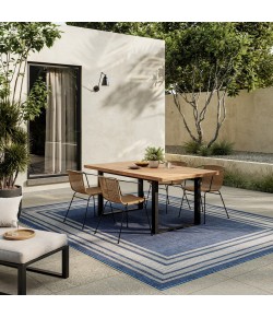 Nourison Horizon Indoor/Outdoor Denim HOZ03 9 ft. X 12 ft. Rect. Rug