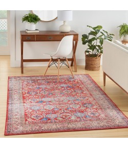 Nourison Home Fulton FUL09 Red 7 ft. 10 in. X 9 ft. 10 in. Area Rug