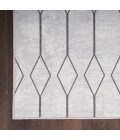 Nicole Curtis Machine Washable Series 1 Area Rug SR107 Ivory/Grey