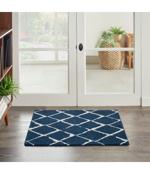 Nourison Twilight Area Rug TWI15 Navy 2' x 3'
