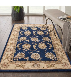 Nourison 2000 - 2022 Navy Area Rug 3 ft. 9 X 5 ft. 9 Rectangle