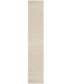 Nourison Essentials - Nre01 Ivory Beige Area Rug 2 ft. 2 in. X 14 ft. Runner