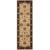 Nourison Home Living Treasures LI04 Ivory/Black 2 ft. 6 in. X 8 ft. Area Rug