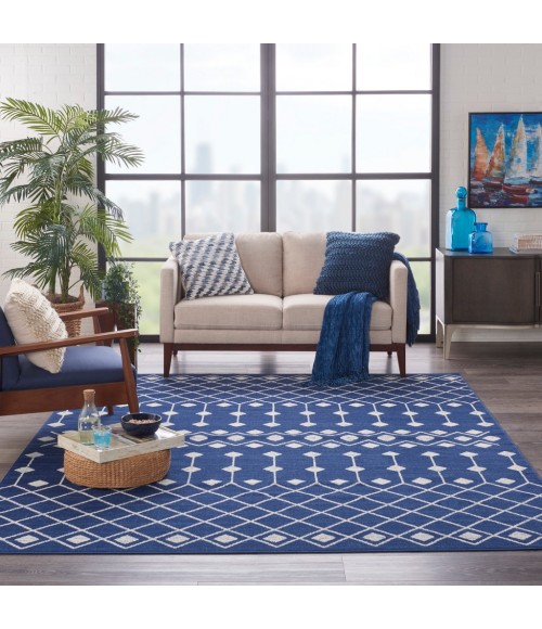 Nourison Grafix Area Rug GRF37-Navy