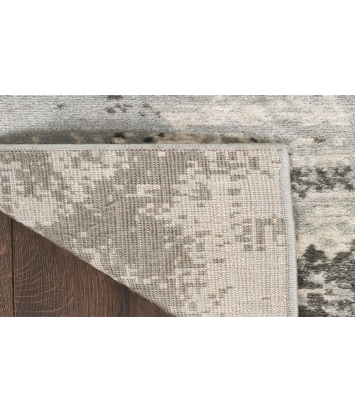 Nourison Serenity Home Ivory Grey SRH06 3 ft. 11 in. X 5 ft. 11 in. Rectangle Rug