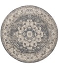 Nourison Quarry Grey/Ivory QUA07 4 ft. X Round Rug