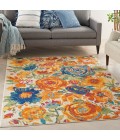 Nourison ALLUR Area Rug Nourison Allur Area Rug ALR07-Ivory Multicolor